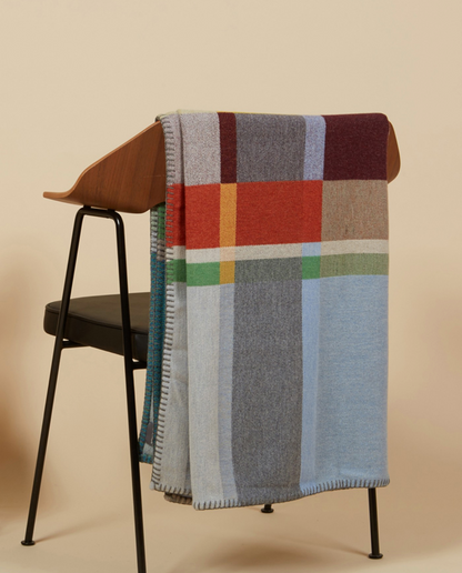 Cecil Lambswool Block Throw